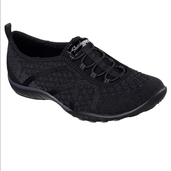 skechers relaxed fit memory foam trainers